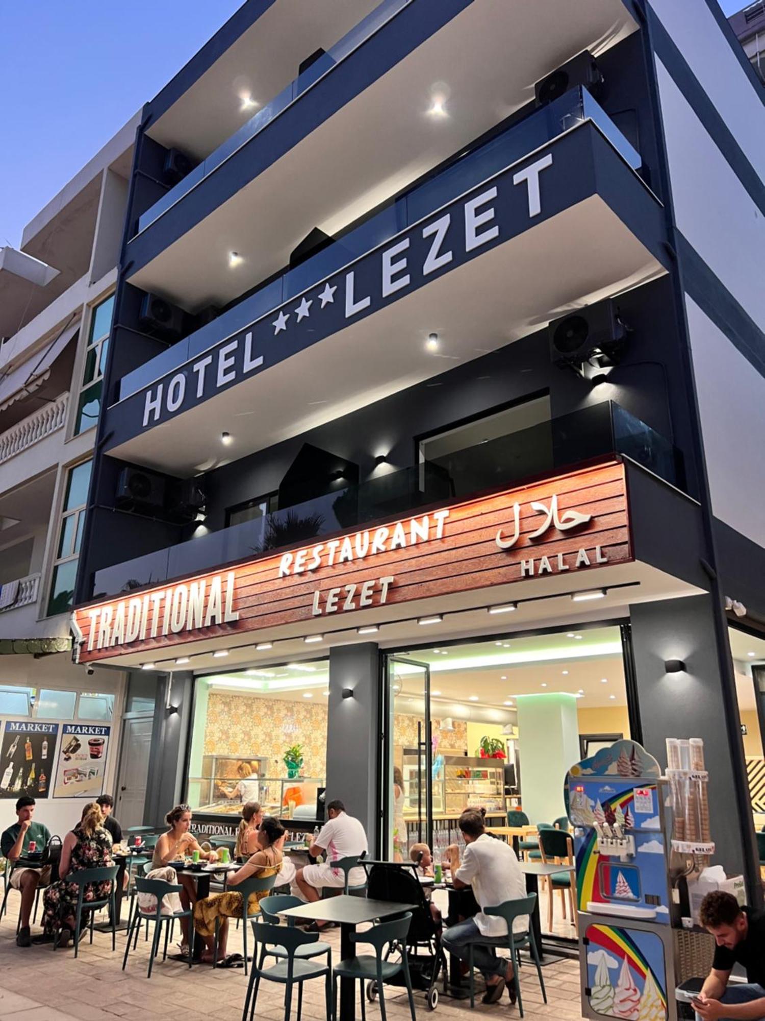 Lezet Hotel Sarande Bagian luar foto
