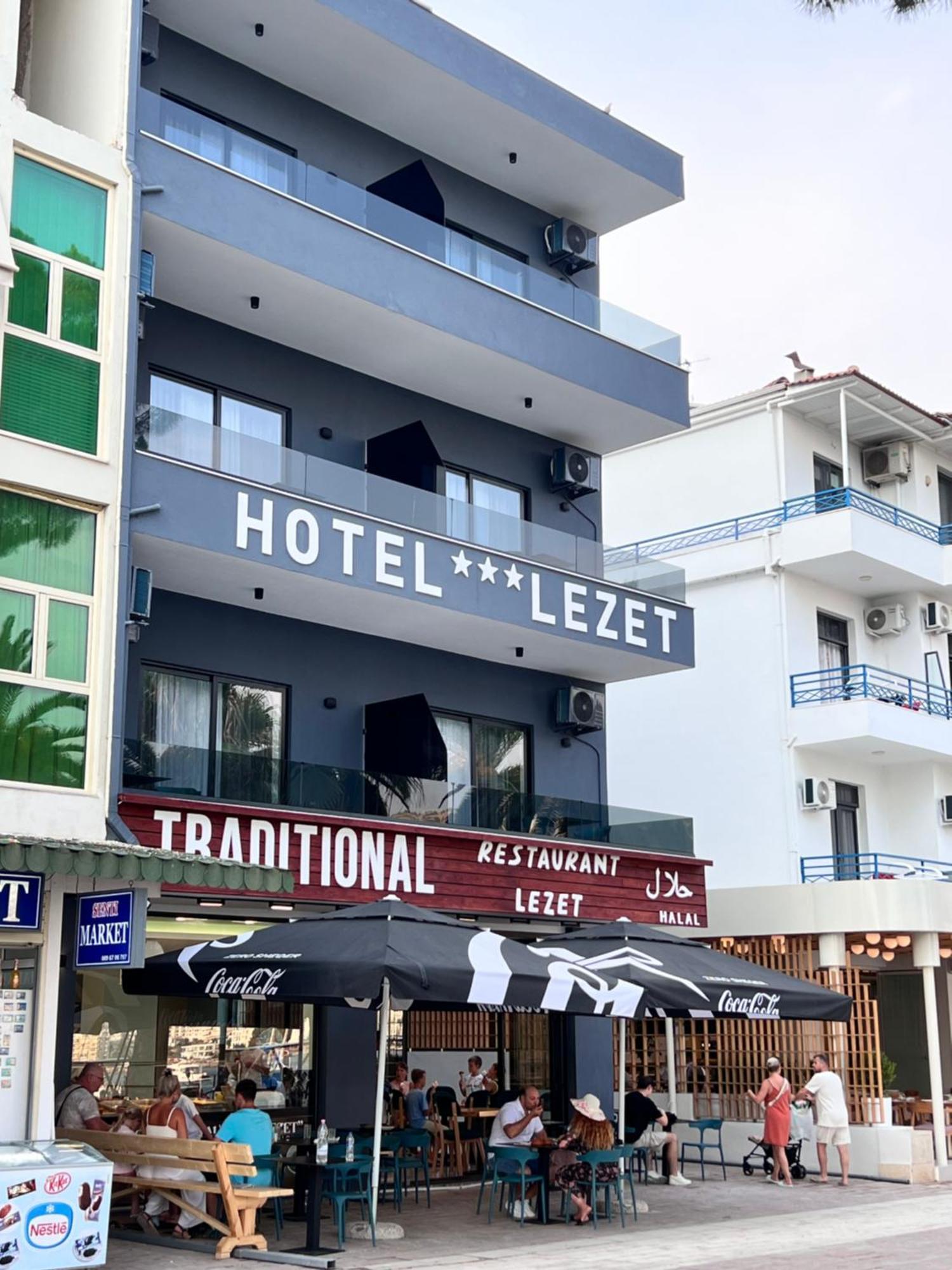Lezet Hotel Sarande Bagian luar foto
