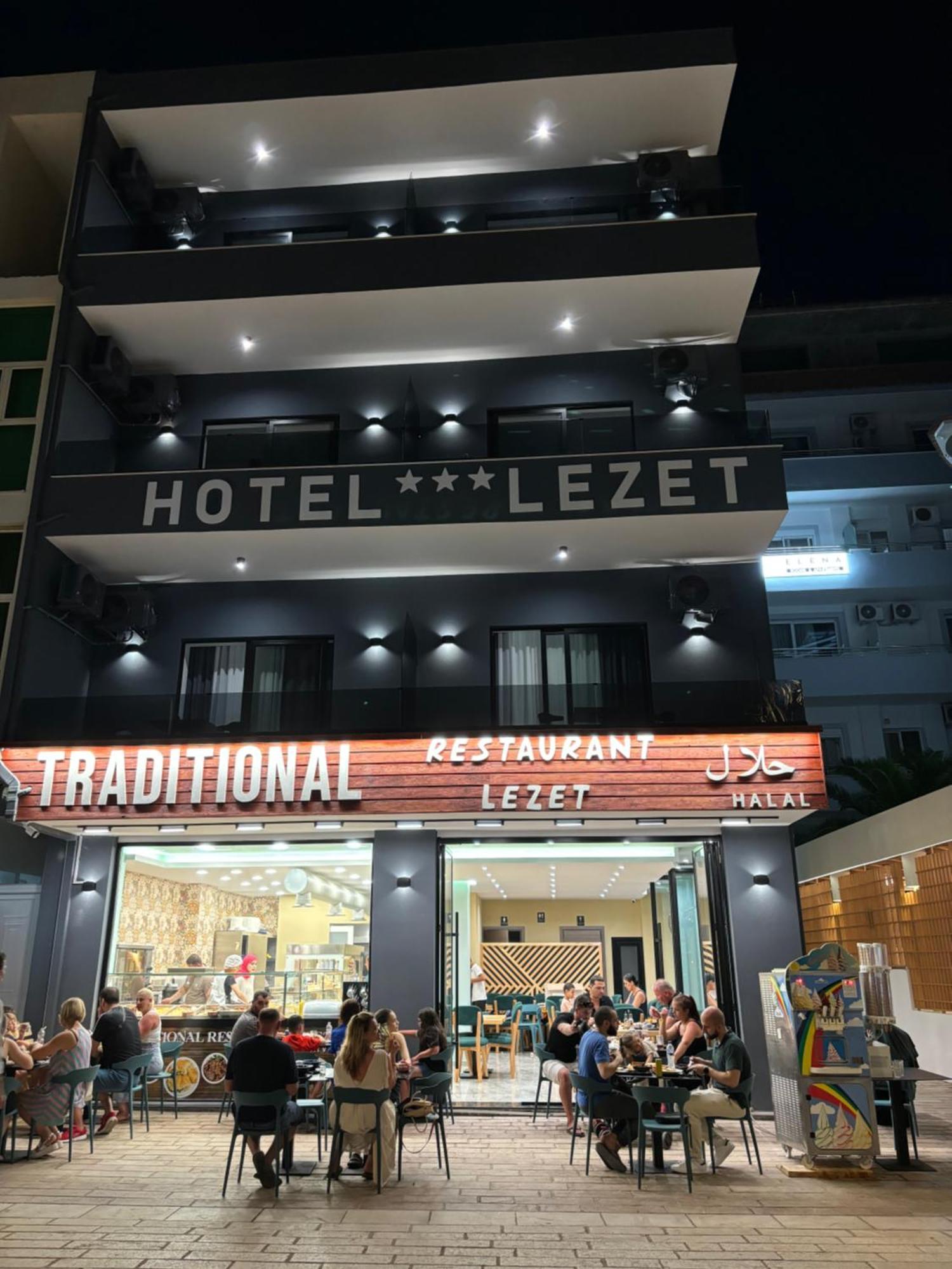 Lezet Hotel Sarande Bagian luar foto